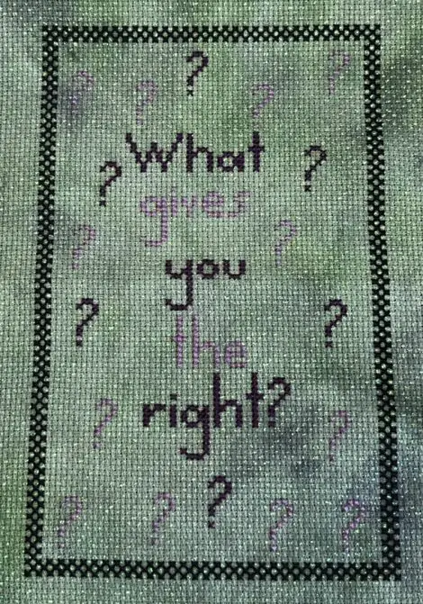 What Gives You the Right?